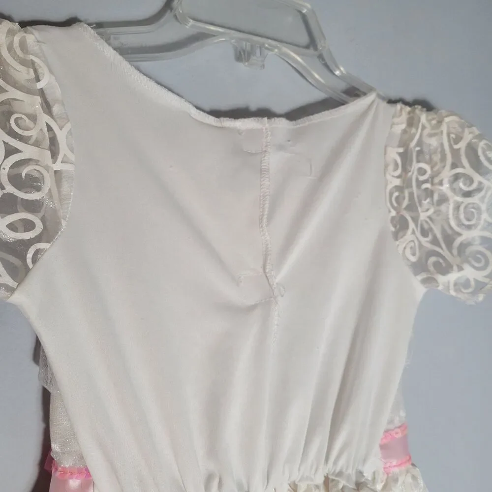 Whimsy & Wonder Sparkly Bride WEDDING DRESS Dress Up Costume Size 4-6x